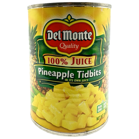 Del Monte - Pineapple Tidbits in 100% Pineapple Juice - 20 OZ