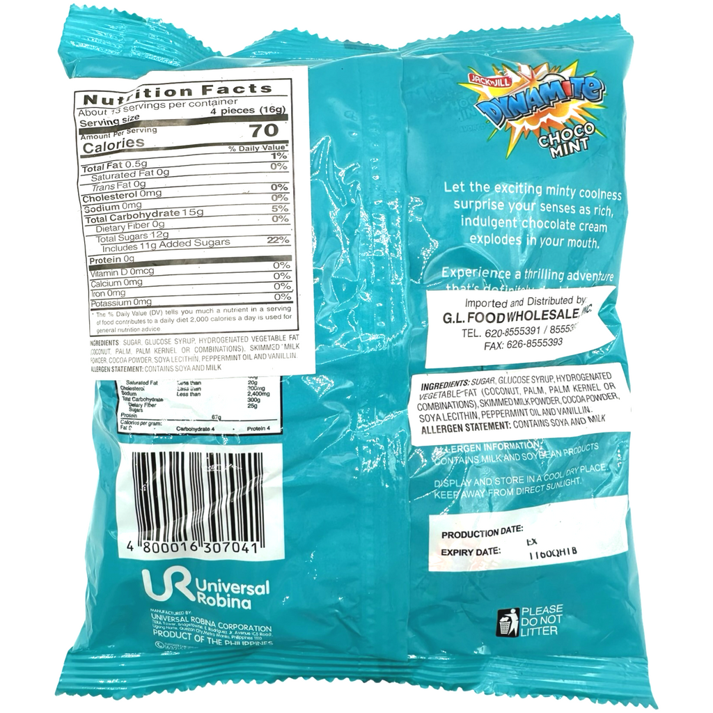 Jack 'n Jill - Dynamite - Choco Filled Mint - 200 G