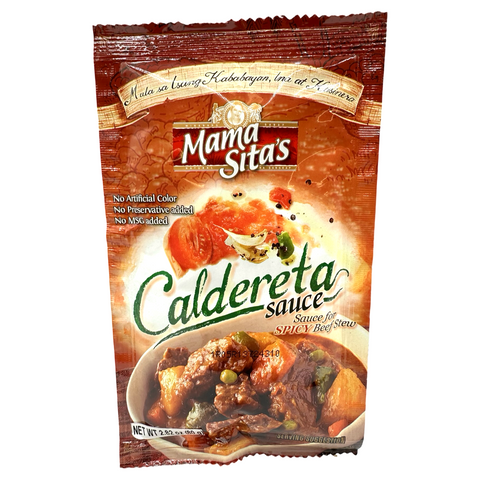 Mama Sita's - Caldereta Sauce (Pouch) - Sauce for Spicy Beef Stew - 80 G