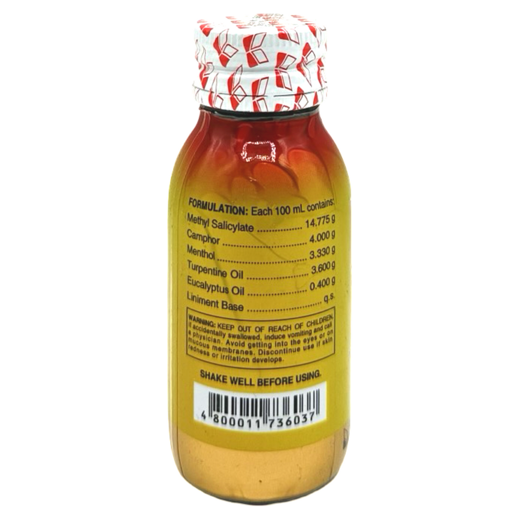 Omega - Methyl Salicylate Camphor + Menthol - Pain Killer - Liniment - Counterirritant -