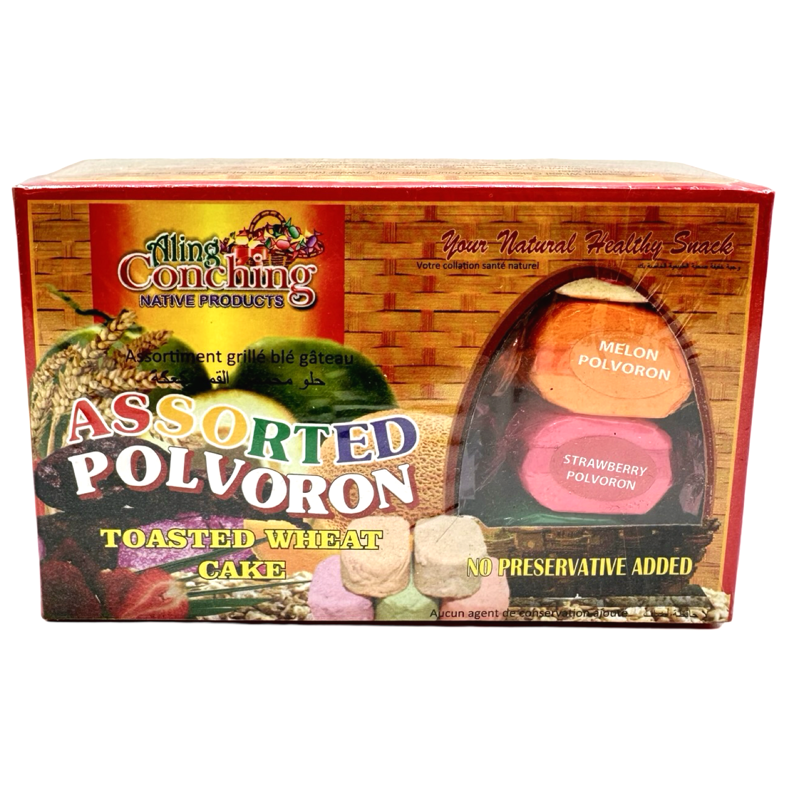 Aling Conching -  Assorted Polvoron - 18 Pieces - 500 G