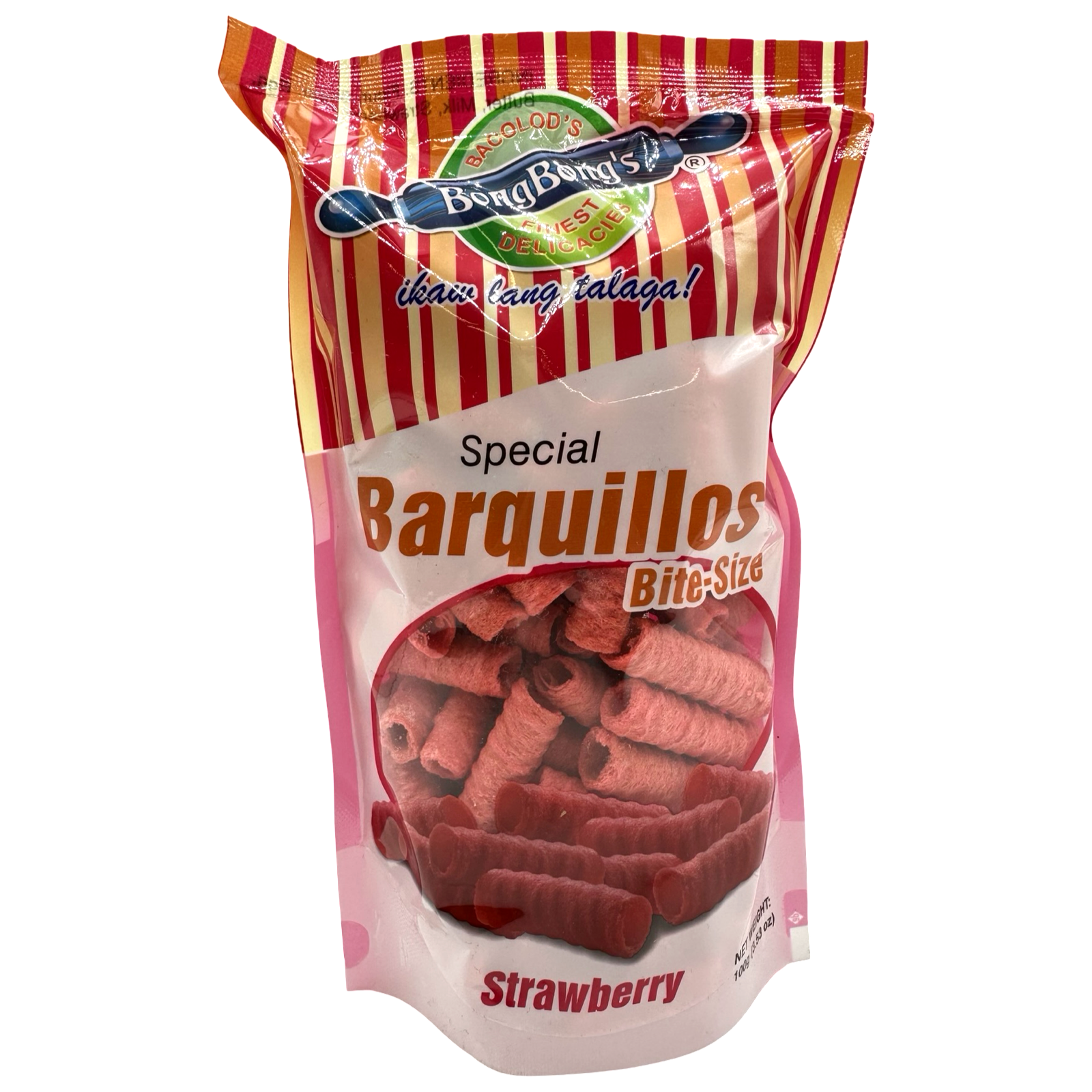 Bongbong's - Barquillos Bite Size - Strawberry - 100 G