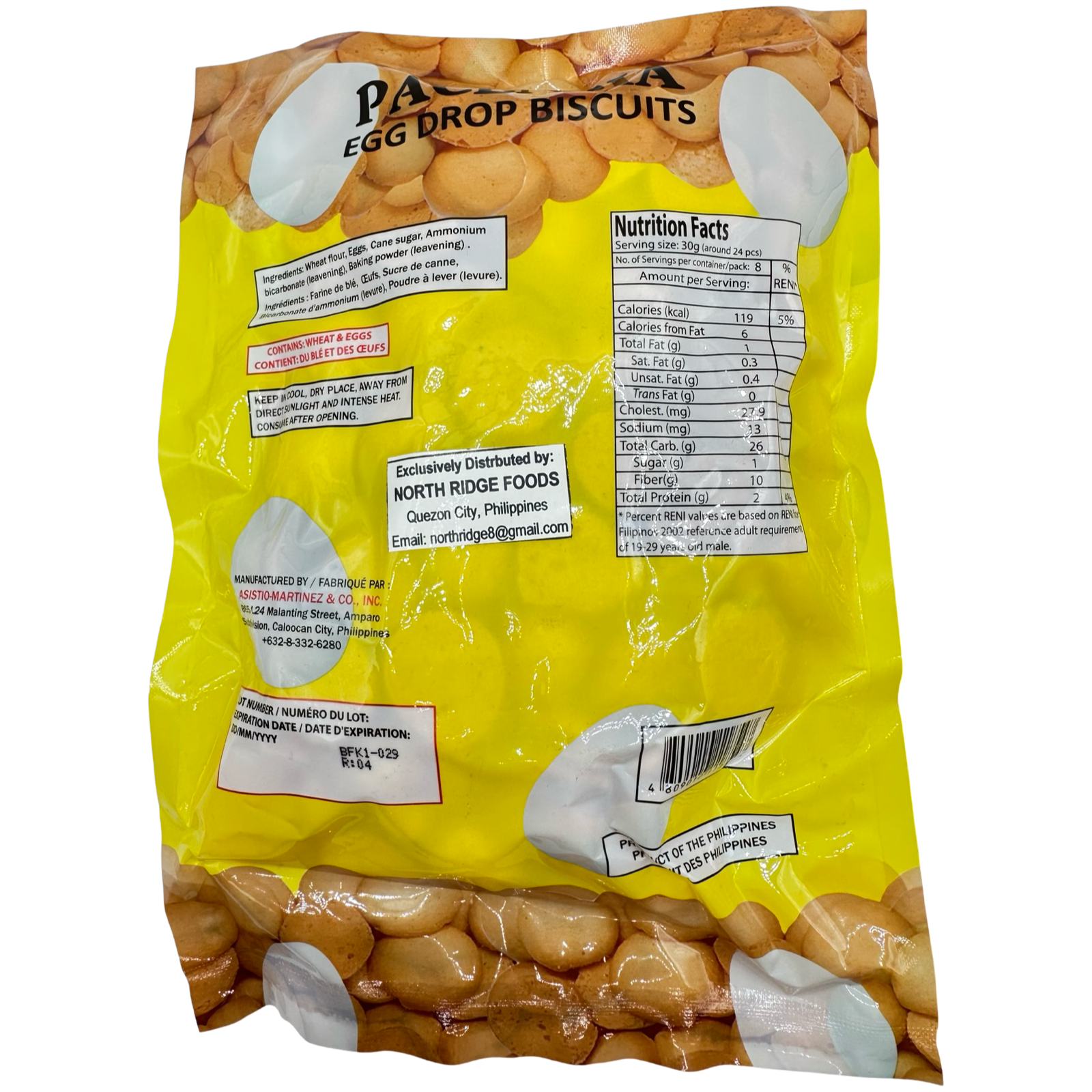 La Luisa - Pacencia - Egg Drop Cookies - 250 G