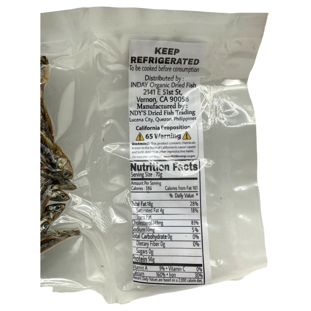 NDY's - Dried Dilis - (Anchovy) Unsalted - 80 G
