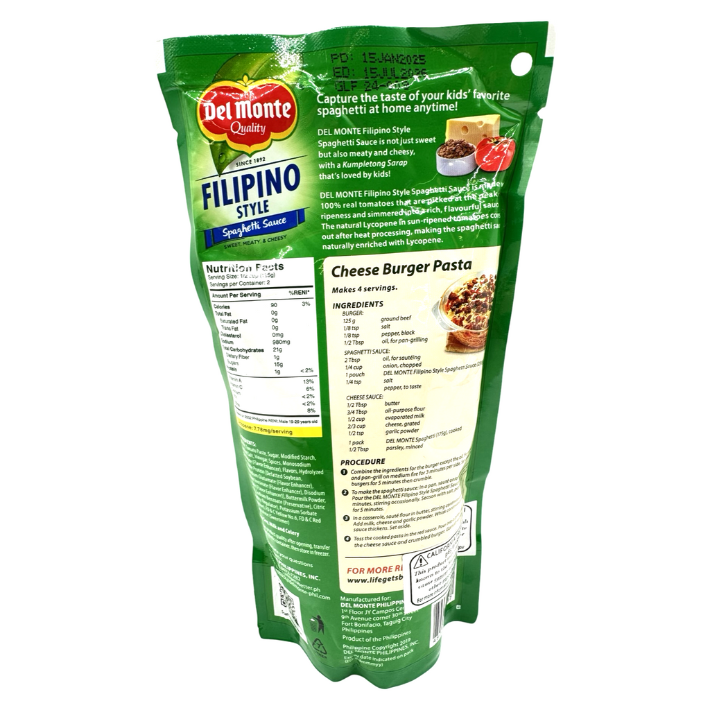 Del Monte - Filipino Style Spaghetti Sauce - 250 G