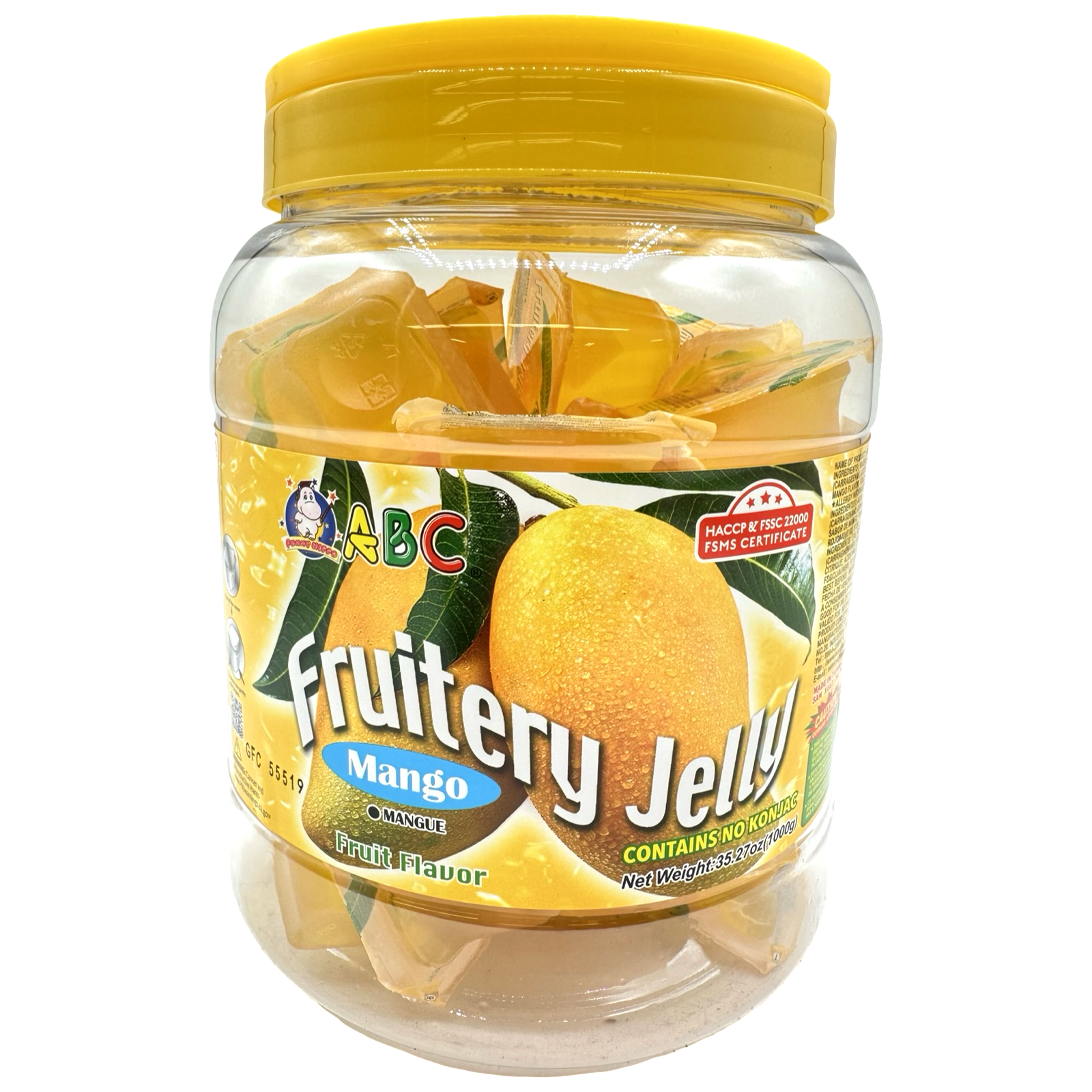 ABC Coconut Jelly Mango in Plastic Jar - 1000 G