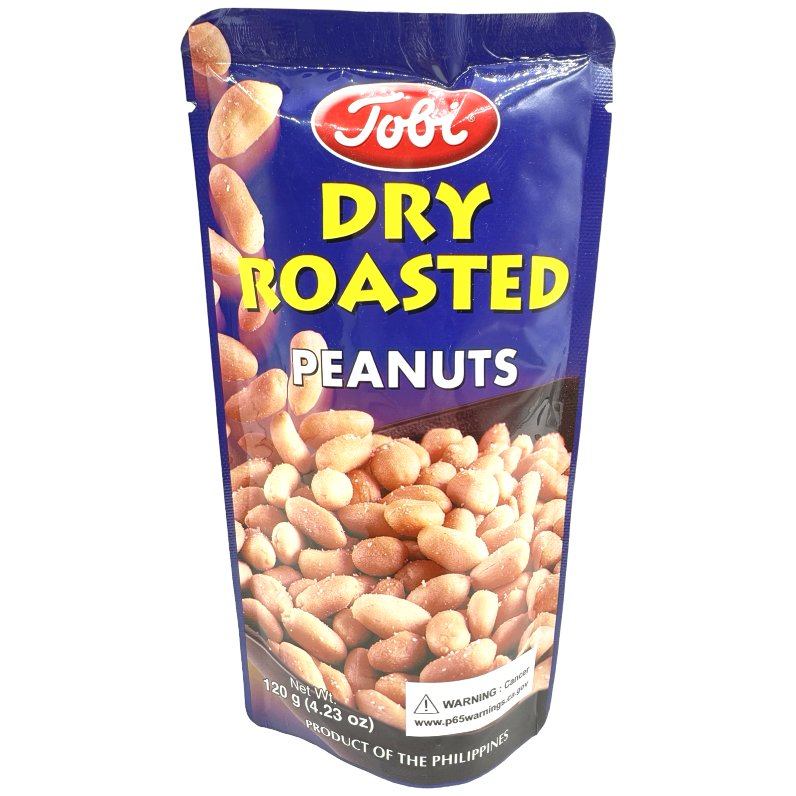 Tobi -  Dry Roasted Peanuts - 120 G