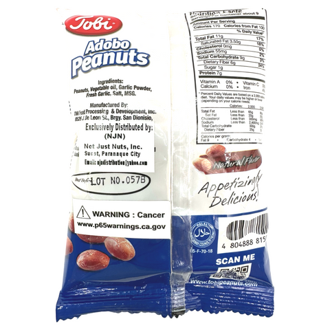 Tobi - Adobo Peanuts - 120 G