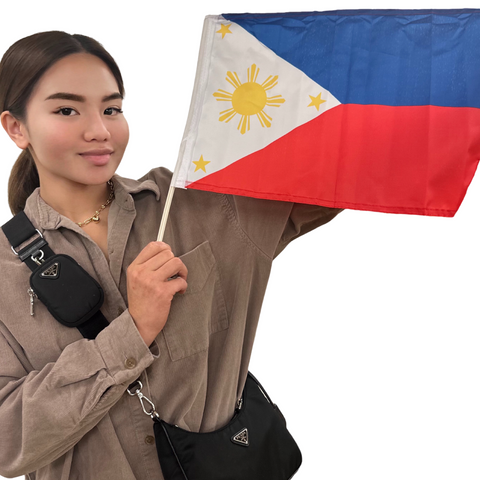 Philippines Car Flag - Polyester - Printed - 30x45 cm