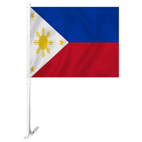 Philippines Car Flag - Polyester - Printed - 30x45 cm