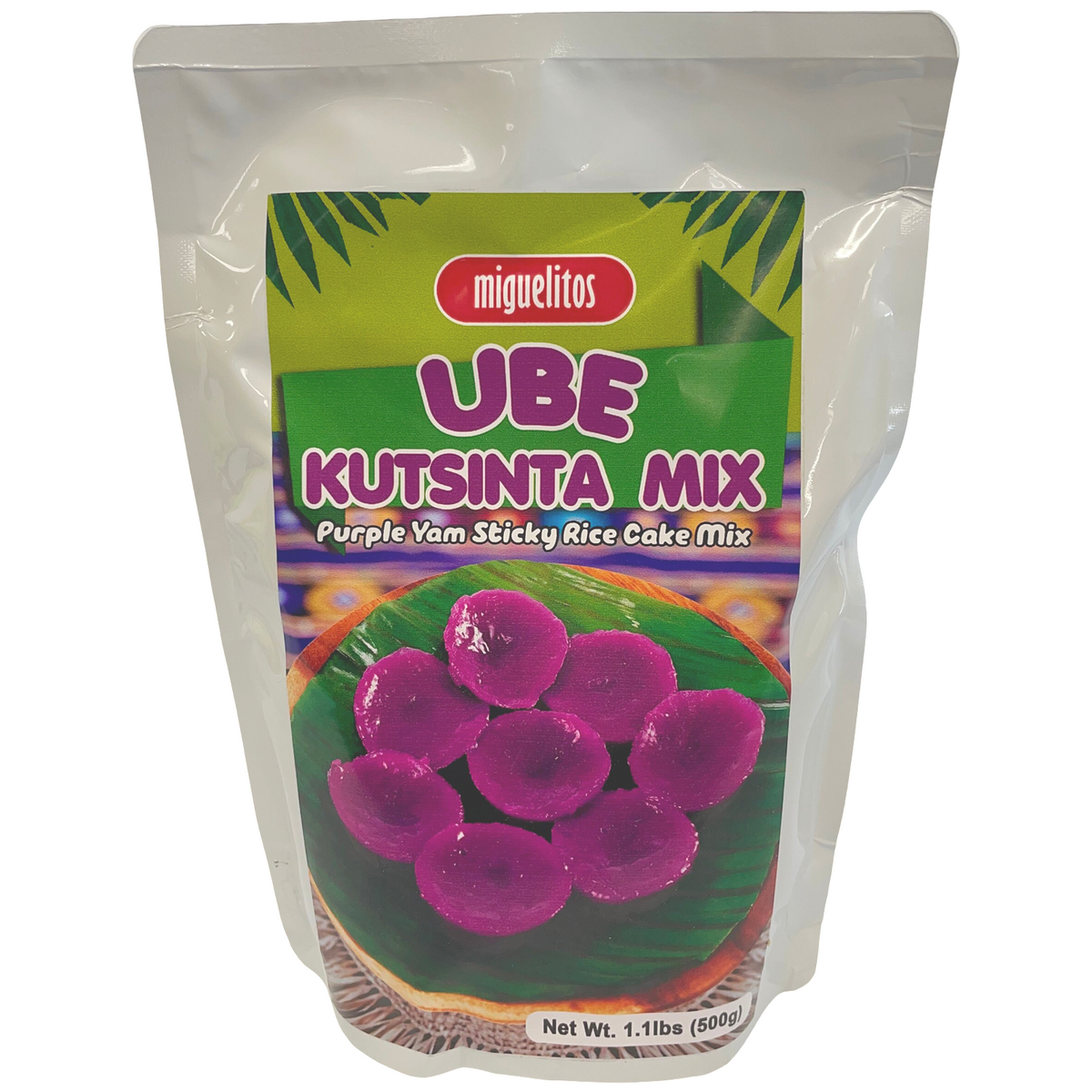 Miguelitos - UBE Kutsinta Mix - Purple Yam Sticky Rice Cake Mix - 500 ...