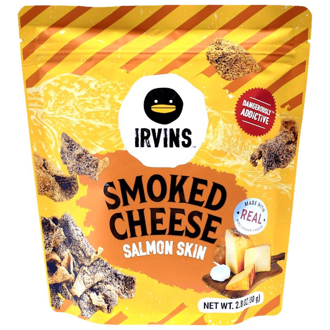 Irvins - Smoked Cheese - Salmon Skin - 80 G
