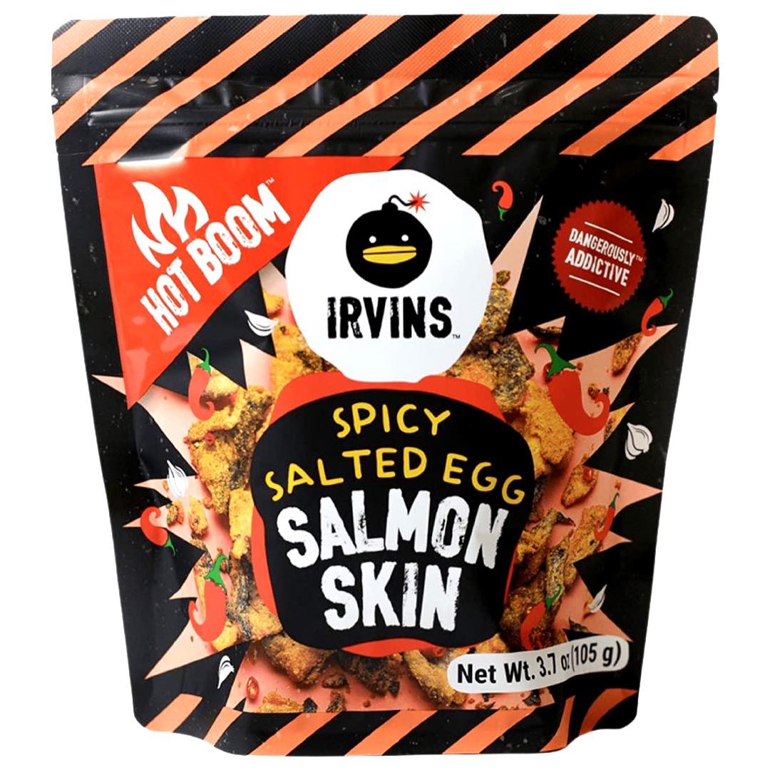 Irvins - Spicy Salted Egg - Salmon Skin - 105 G