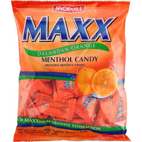 Jack 'n Jill - Maxx - Dalandan Orange - Menthol Candy - 7.05 OZ