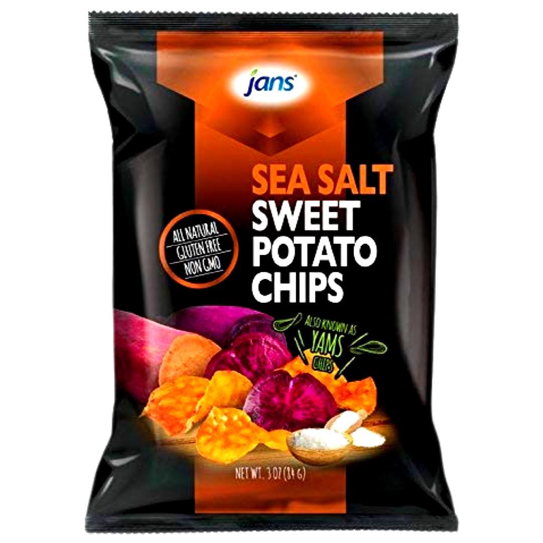 Jans - Sea Salt - Sweet Potato Chips - 3 OZ