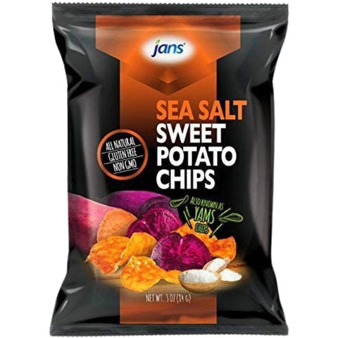 Jans - Sea Salt Sweet Potato Chips - 3 OZ