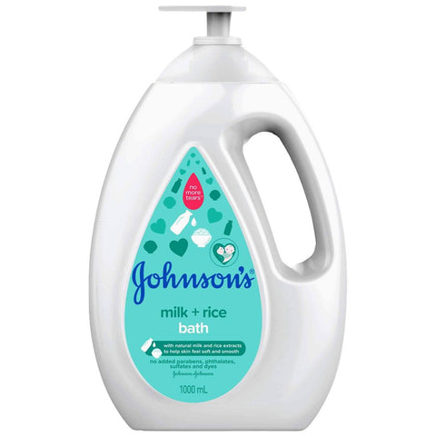 Johnson's - Milk + Rice Bath (BOTTLE) - 1000 ML