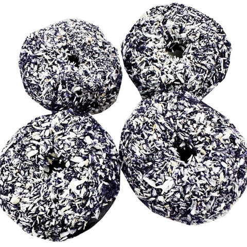 Kagat Bakery - UBE Dougnuts Topped in Desiccated Coconuts - 4 Pack