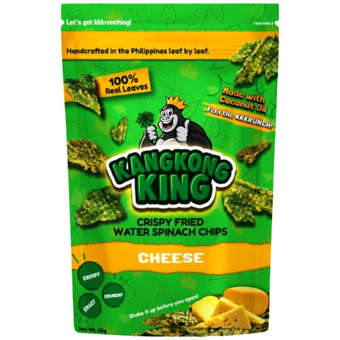 KangKong King - Crispy Fried Water Spinach Chips - Cheese - 60 G