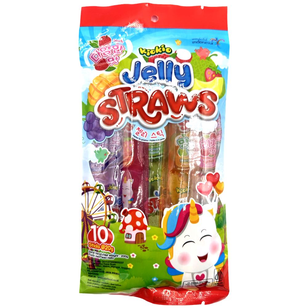 Kiokio - Jelly Straws - 10 Pieces - 200 G