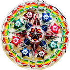 Philippines Christmas Capiz Parol Lantern Star (Tala) - Red / Blue / White LED Show - Size 24" / 2 KG / 110 V (LB31)
