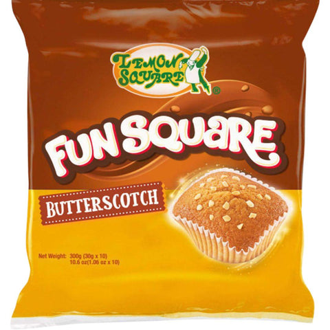 Lemon Square - Fun Square - Butterscotch - 10 Pack - 300 G