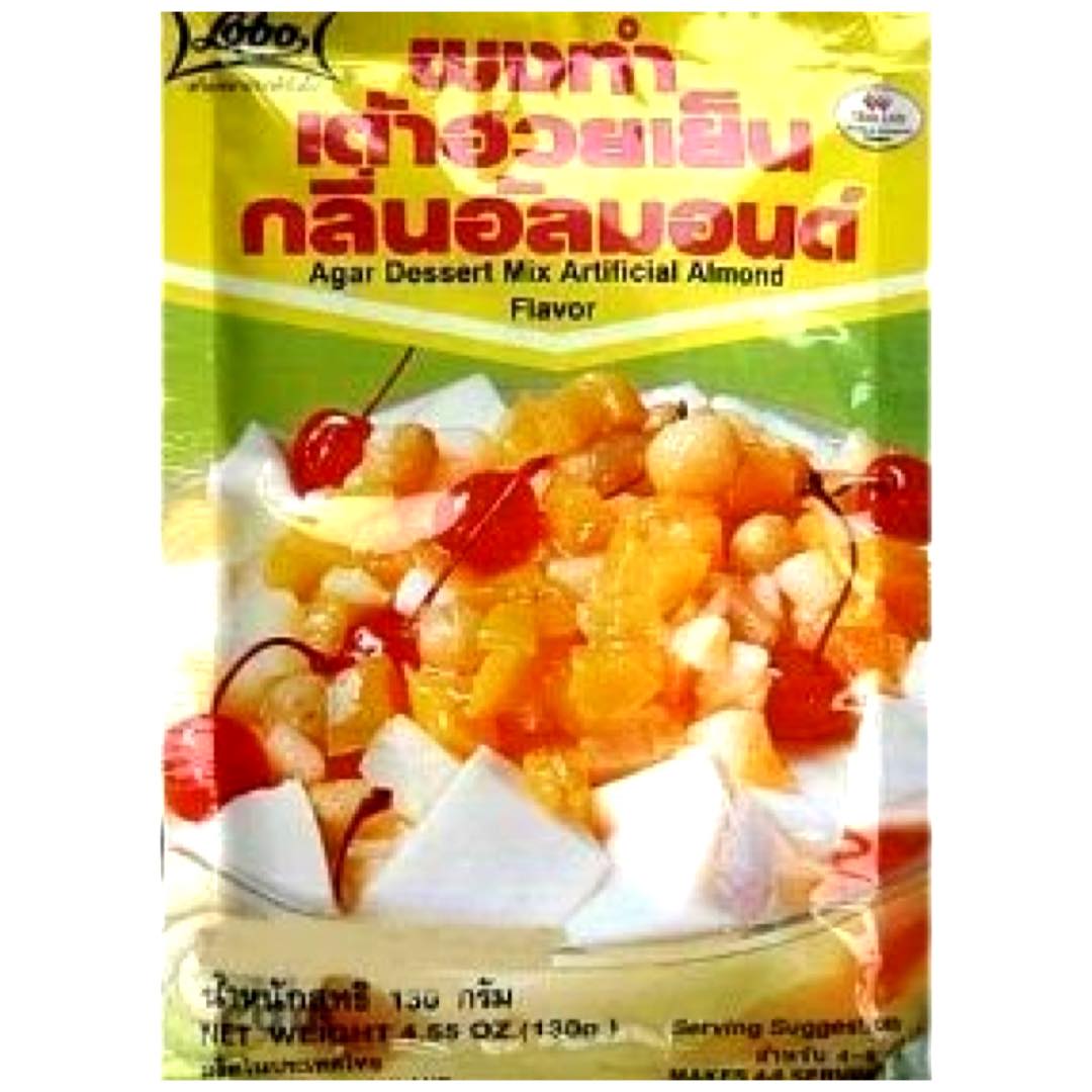 Lobo - Agar Dessert Mix Artificial Almond Flavor - 130 G
