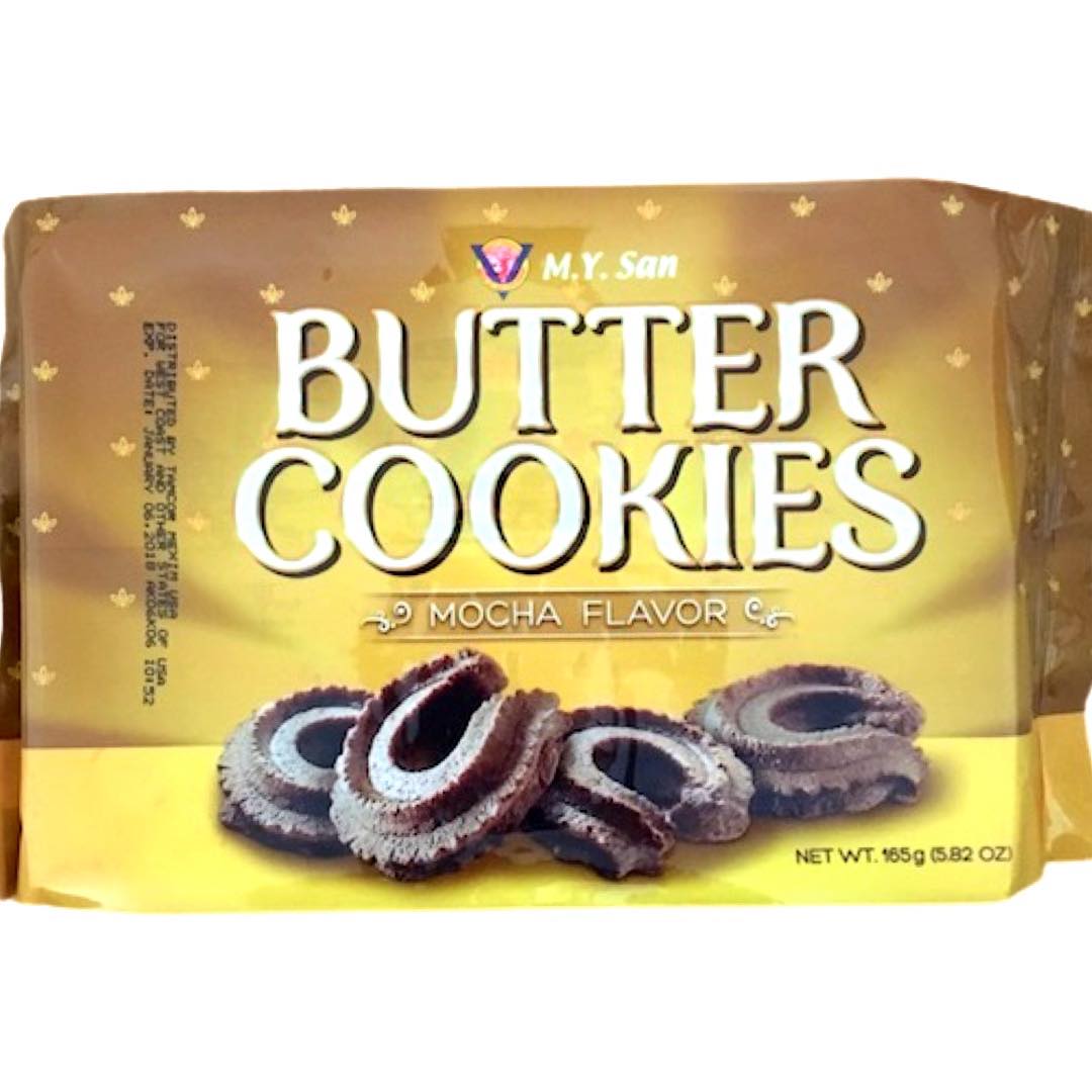 M.Y. San - Butter Cookies - Mocha Flavor - 165 G
