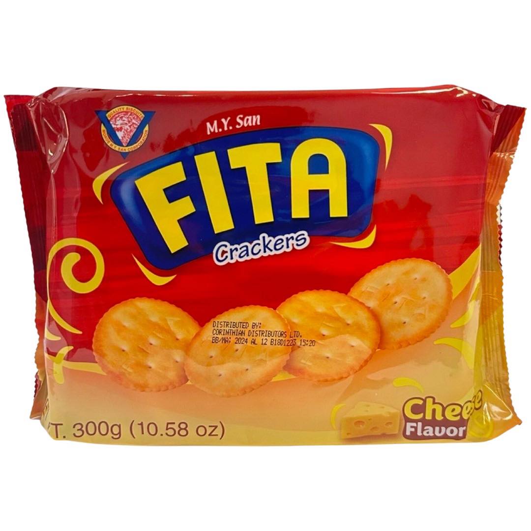 M.Y. San - Fita Crackers - Cheese Flavor - 10 Packs - 300 G