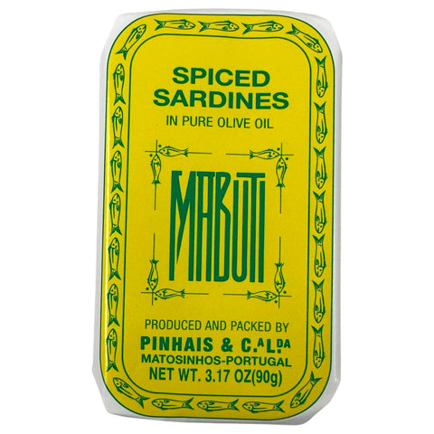Mabuti - Spiced Sardines - In Pure Olive Oil - 3.17 OZ