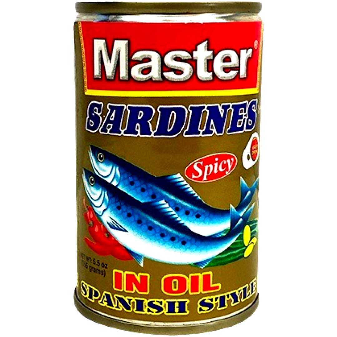 Master - Sardines In Oil - Spanish Style – Sukli - Filipino Grocery ...