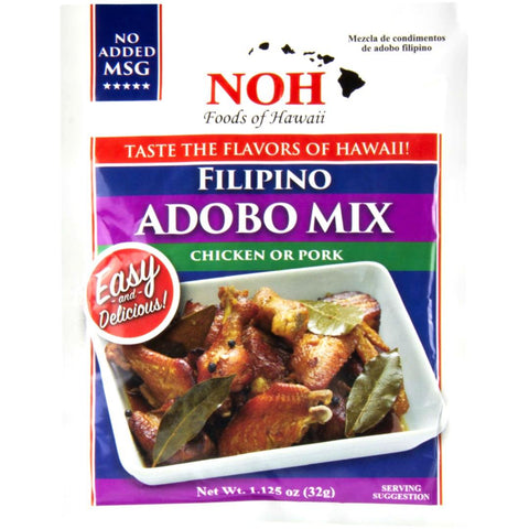 NOH - Foods Of Hawaii - Filipino Adobo Mix - Chicken or Pork - 32 G