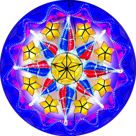 Colorful Parol Background Philippine Parol Drawing Parol Painting By Romina Saha Fine Art