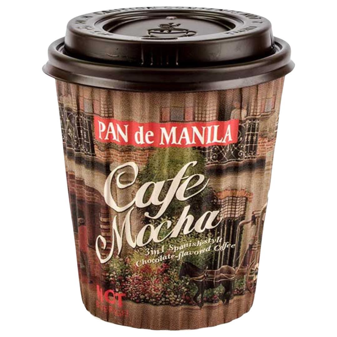 Pan de Manila - Cafe Mocha - 3 in 1 Spanish Style Chocolate Flavored Coffee - 2 Pack Cup