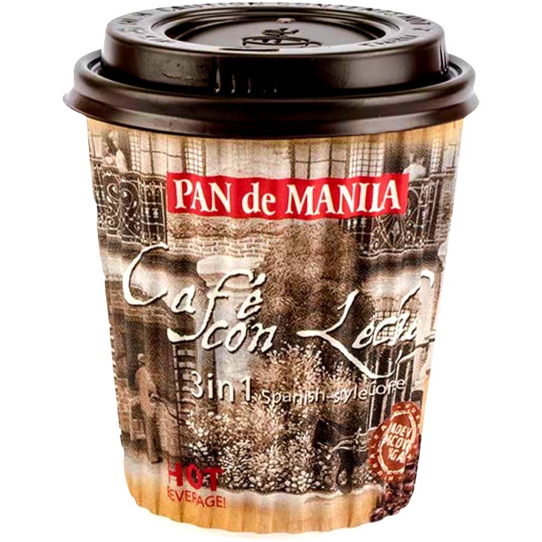 Pan de Manila - Cafe con Leche - 3 in 1 Spanish Style Coffee (Cup)  - 21 G