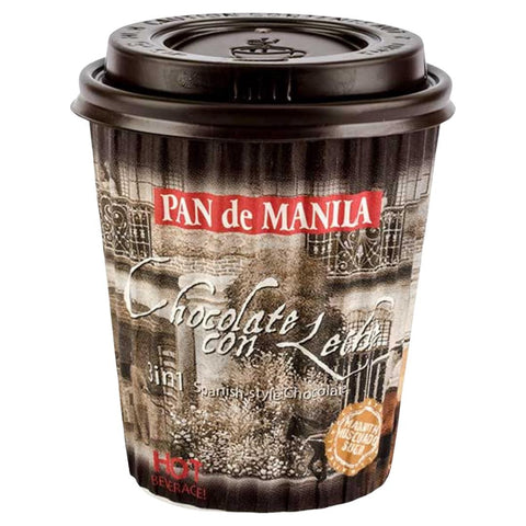 Pan de Manila - Chocolate con Leche - 3 in 1 Spanish Style Coffee - 2 Pack Cup