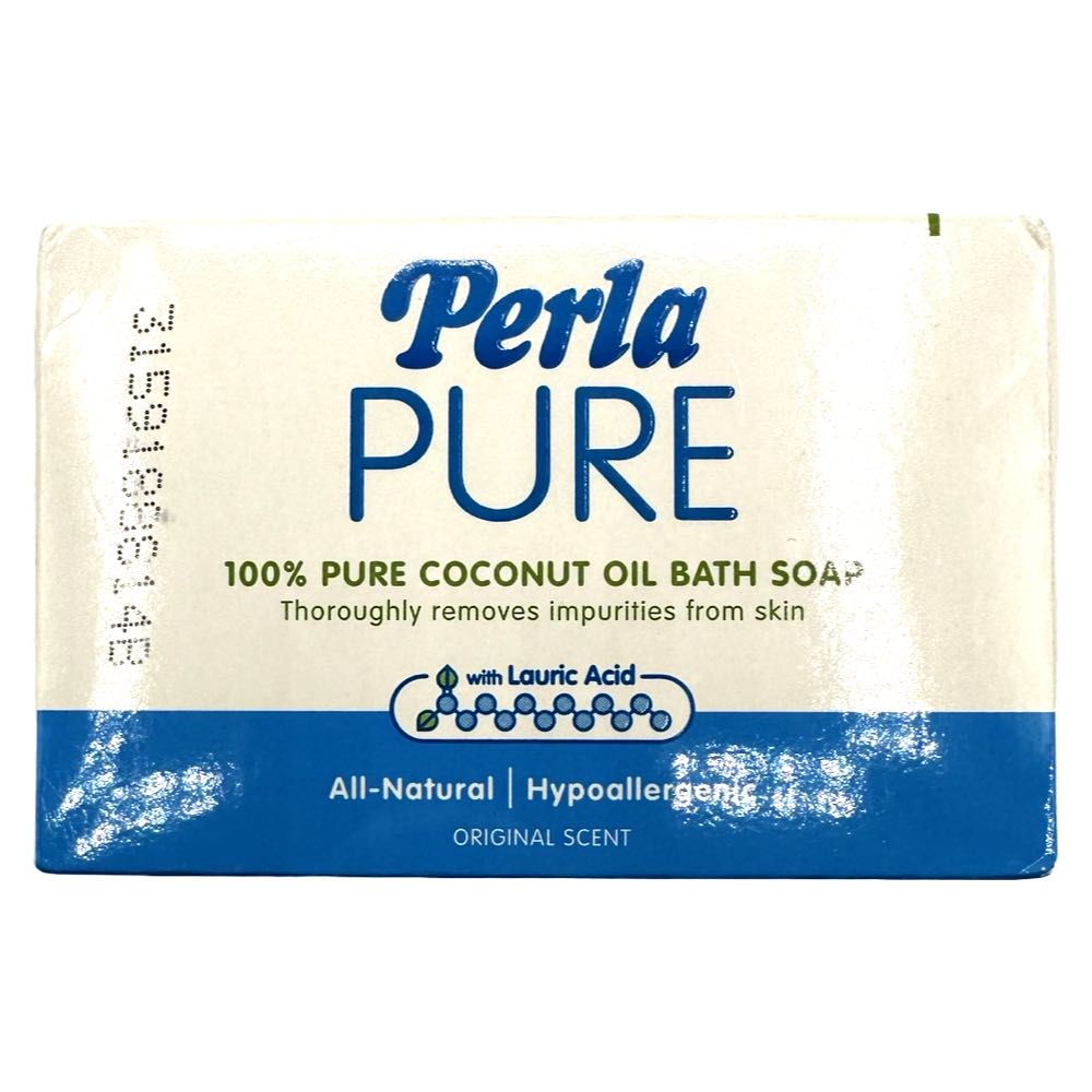 Perla - Perla Pure- 100% Pure Coconut Oil Bath Soap - Original Scent - 125 G