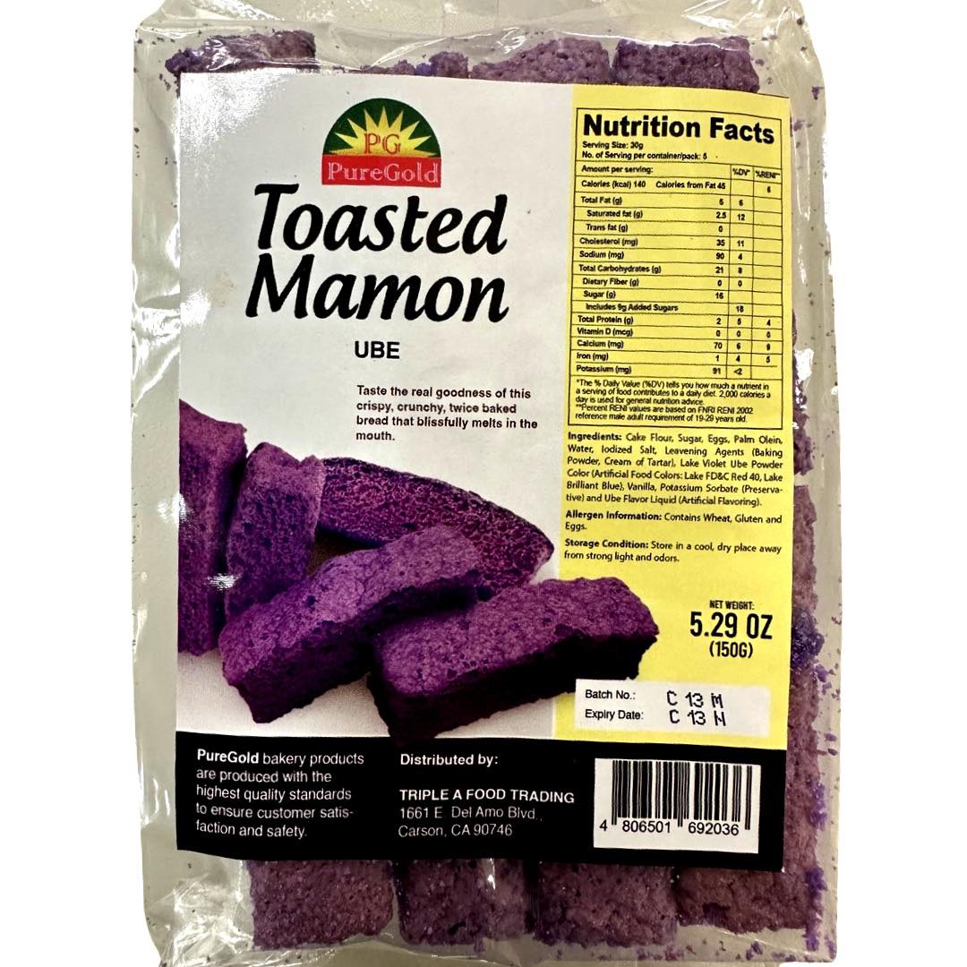 PureGold - Toasted Mamon UBE - 150 G