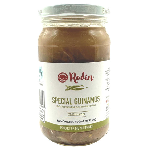 Radin - Special Guinamos - Salt Fermented Anchovies (Dilis) - Chilimansi - 250 ML