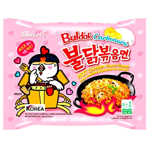 Samyang - Buldak - Carbonara - Hot Chicken Flavor Ramen - 130 G