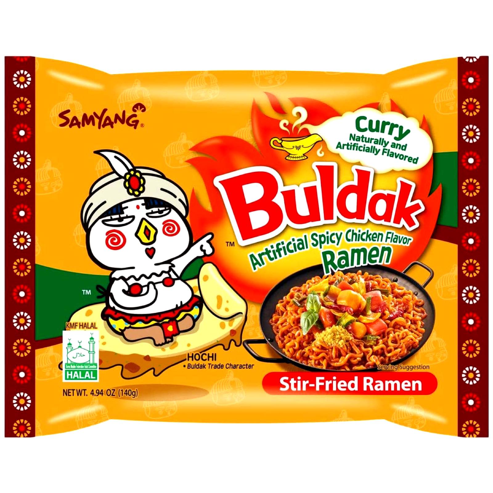 Samyang - Buldak - Curry - Spicy Chicken Flavor Ramen - 140 G