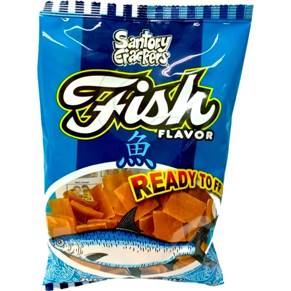 Fish Flavour Santory Crackers - Fish Flavor - Ready To Fry - 200 G – Sukli ...