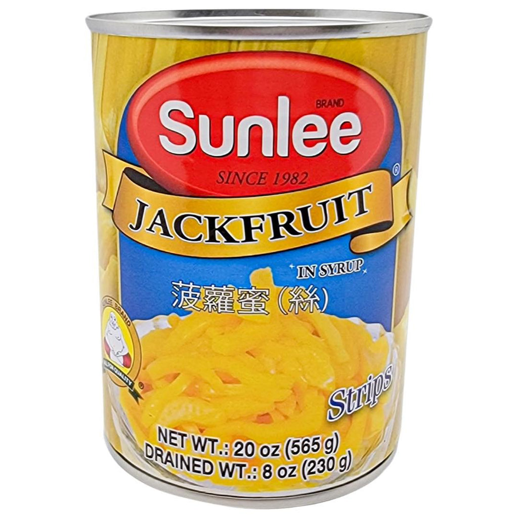 Sunlee Brand - Premium Quality - Yellow Jackfruit Strips in Syrup - 20 OZ