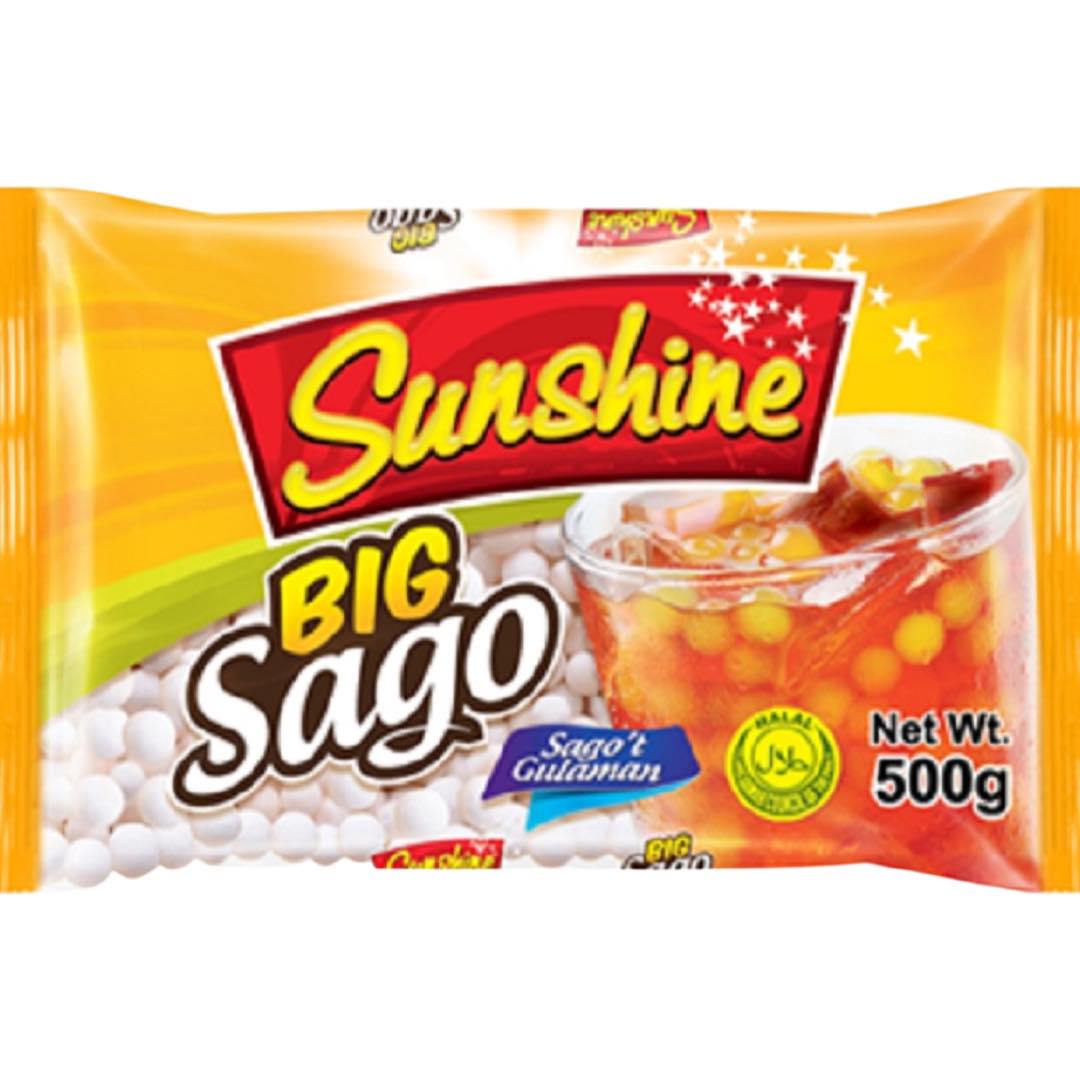 Sunshine BIG Sago Sago t Gulaman 500 G Sukli Filipino Grocery sunshine-big-sago-sago-t-gulaman-500-g-sukli-filipino-grocery
