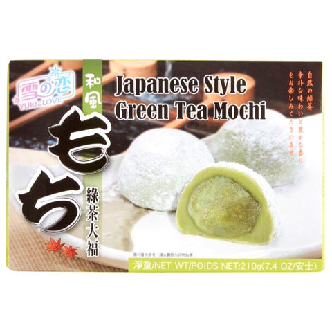 Yuki Love - Japanese Style Green Tea Mochi - 7.4 OZ