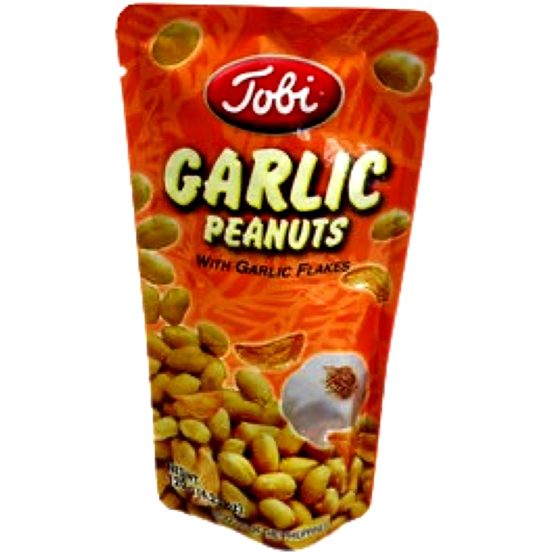 Tobi - Garlic Peanuts with Garlic Flakes - 120 G