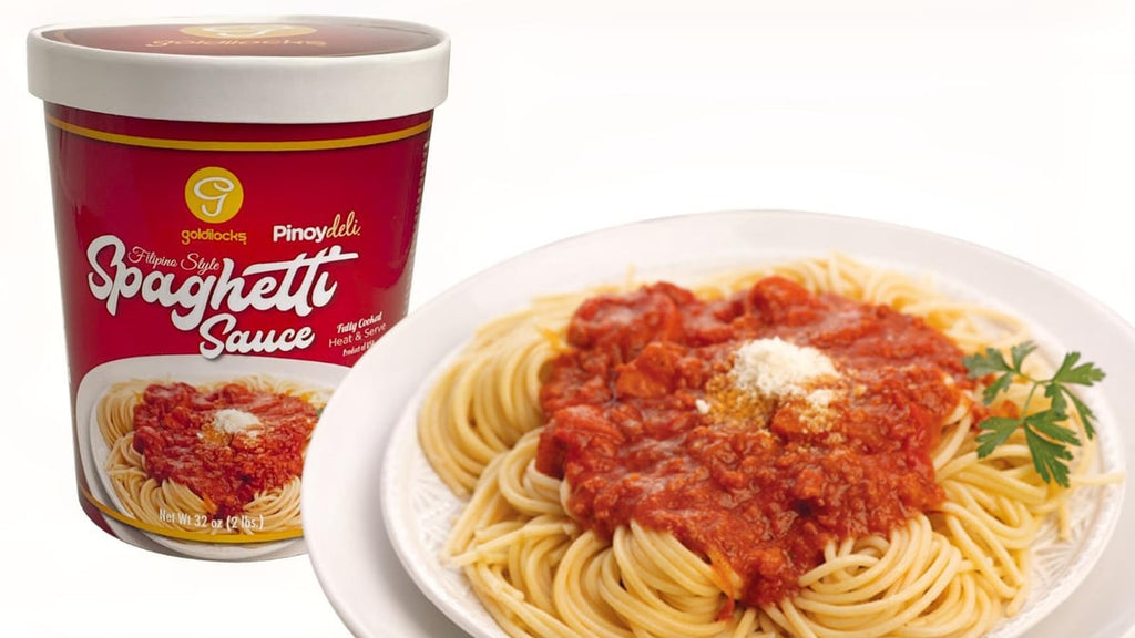 Goldilocks - Filipino Style Spaghetti Sauce (with Meat) - Fully Cooked - Heat and Serve - 2 LBS