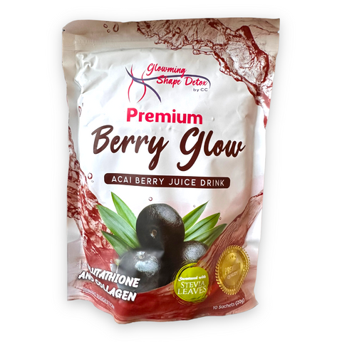 Glowming Shape Detox by CC - Premium Berry Glow - Açaí Berry Juice Drink 10 x 20g