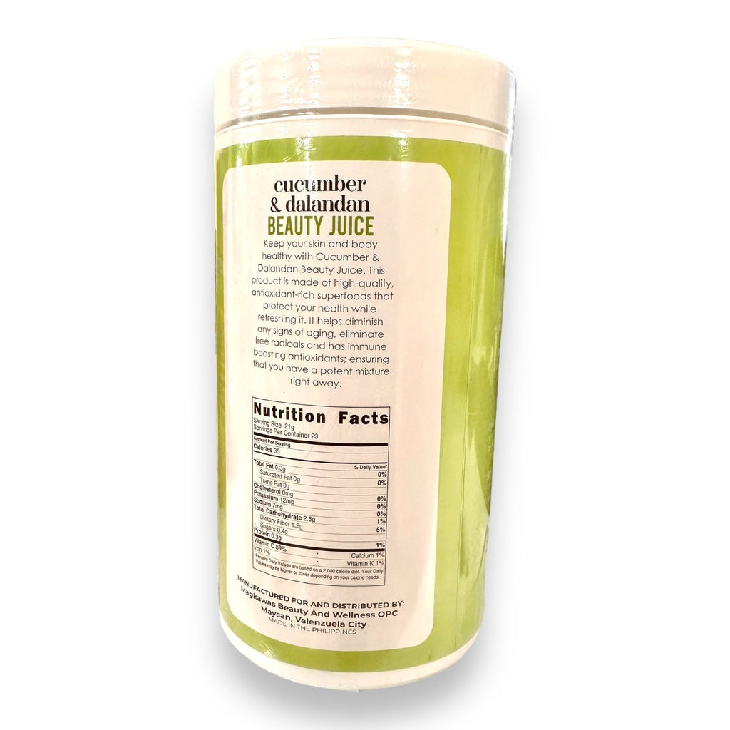 Luxe - Cucumber & Dalandan Beauty Juice 500g ( Half KiLo Canister )