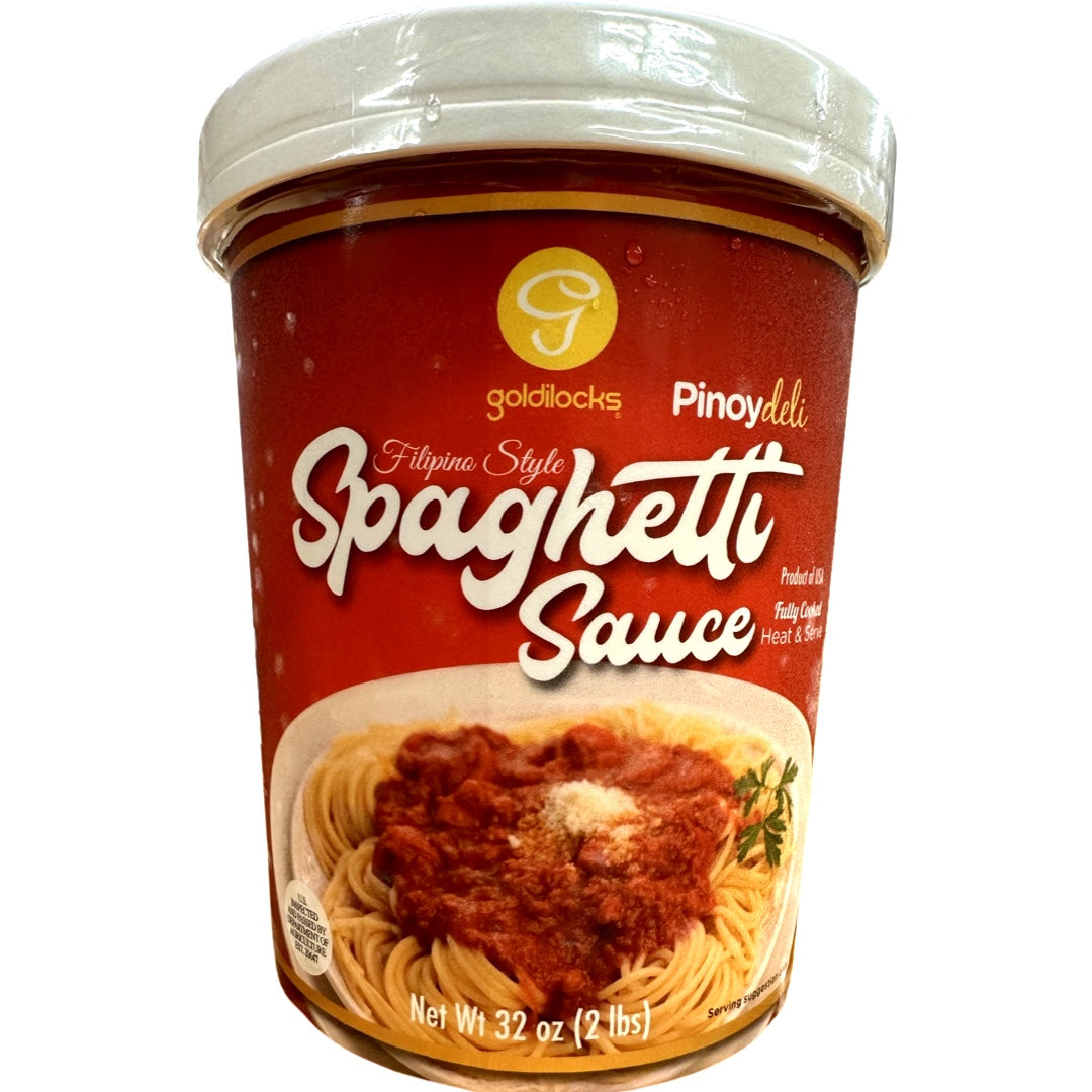Goldilocks - Filipino Style Spaghetti Sauce (with Meat) - Fully Cooked - Heat and Serve - 2 LBS